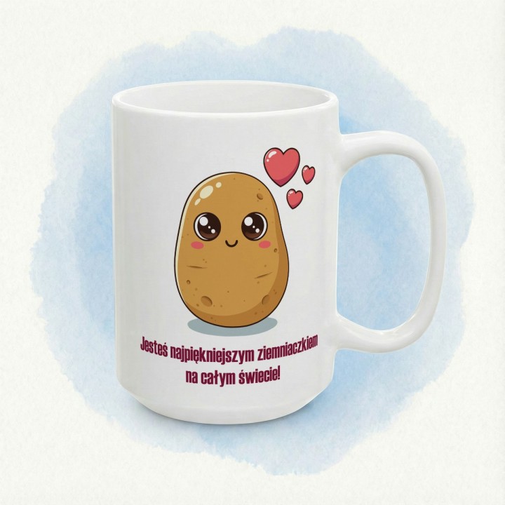 Kubek z nadrukiem „Najpiękniejszy ziemniaczek” - uroczy prezent na Walentynki i rocznicę