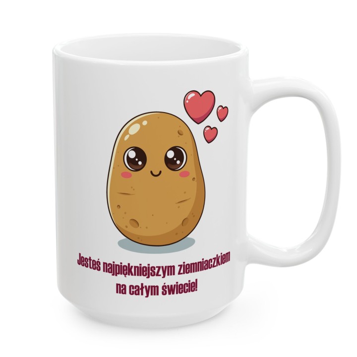 Kubek z nadrukiem „Najpiękniejszy ziemniaczek” - uroczy prezent na Walentynki i rocznicę