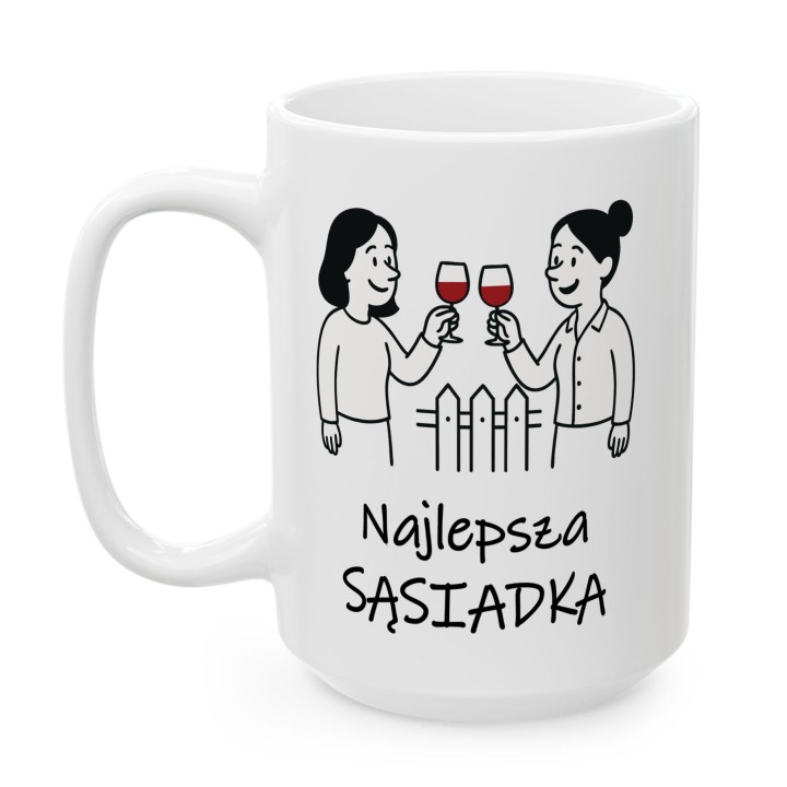 Kubek „Najlepsza Sąsiadka” – prezent dla sąsiadki z humorem