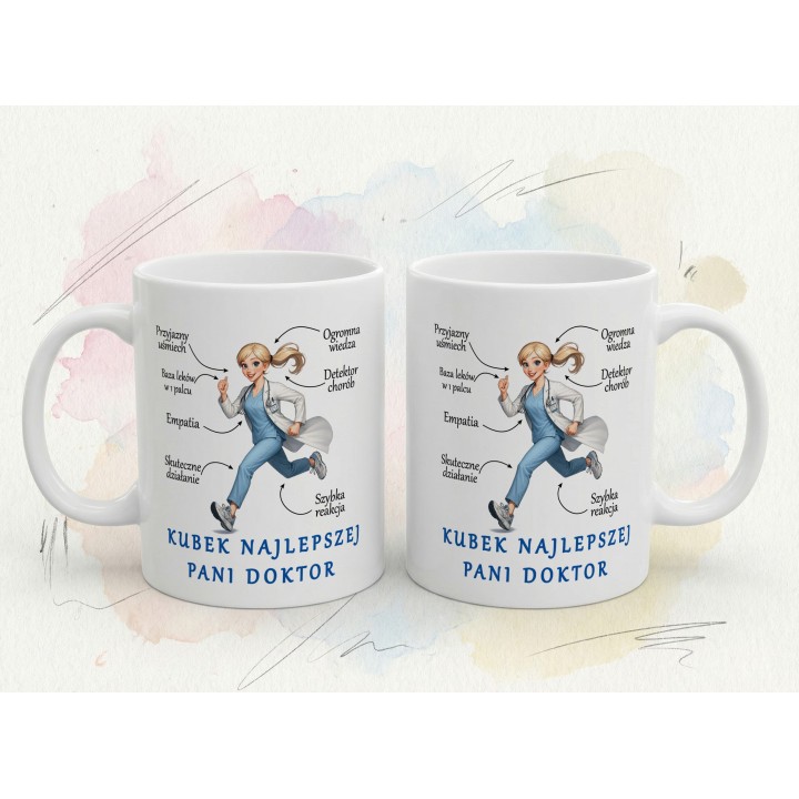 Kubek dla pani doktor „Najlepsza Pani Doktor” – prezent dla lekarki na dyżur