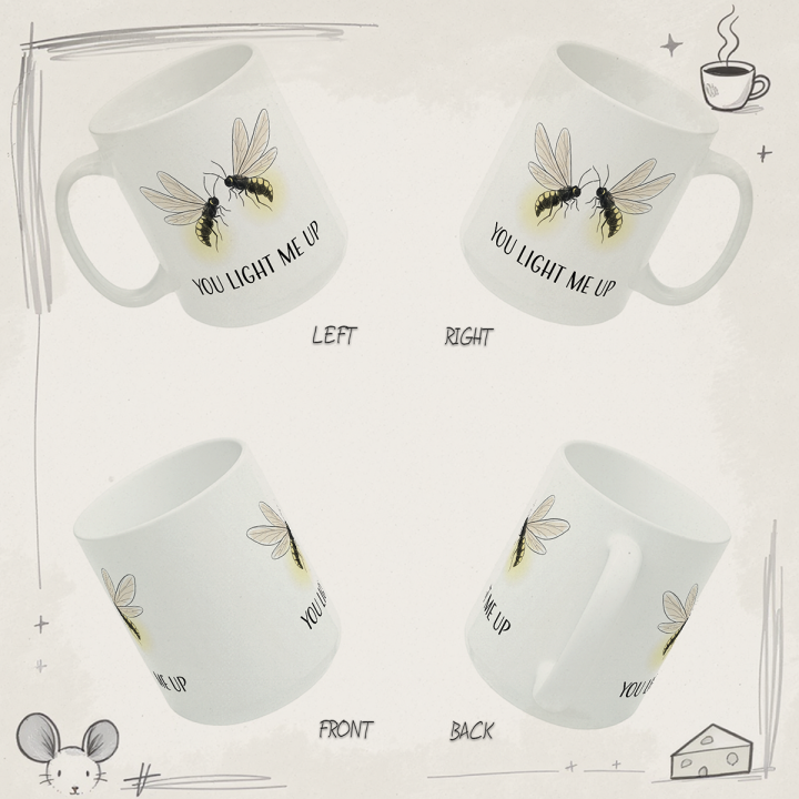 Kubek z nadrukiem „BETTER TOGETHER” – mrówki o bliskości