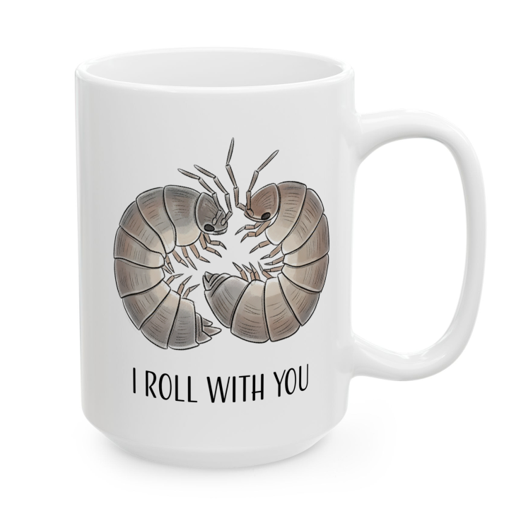 Kubek „I ROLL WITH YOU” – miłosna gra słów