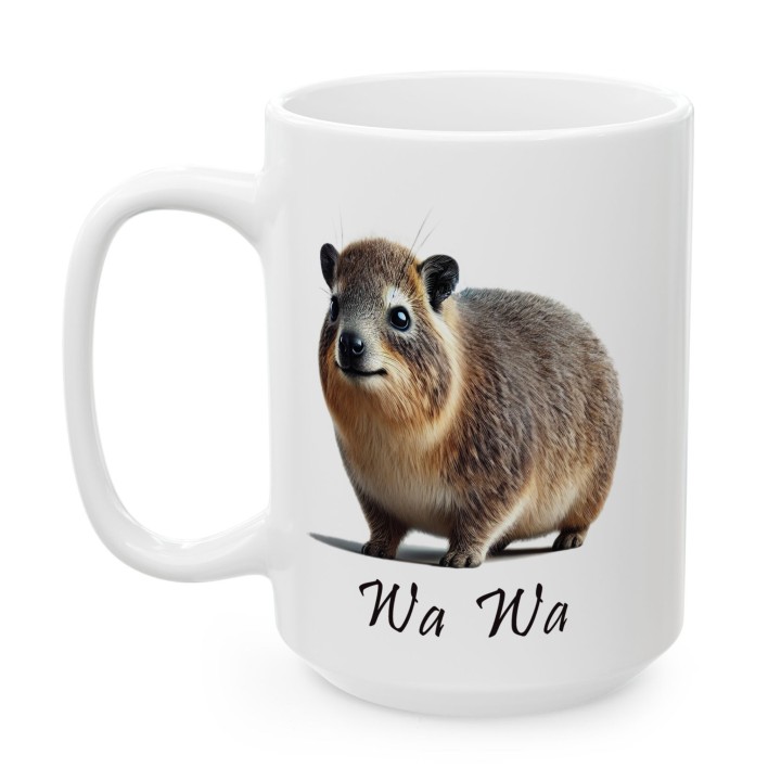 Kubek z góralkiem skalnym „Wa Wa” – zwierzaki Hyrax
