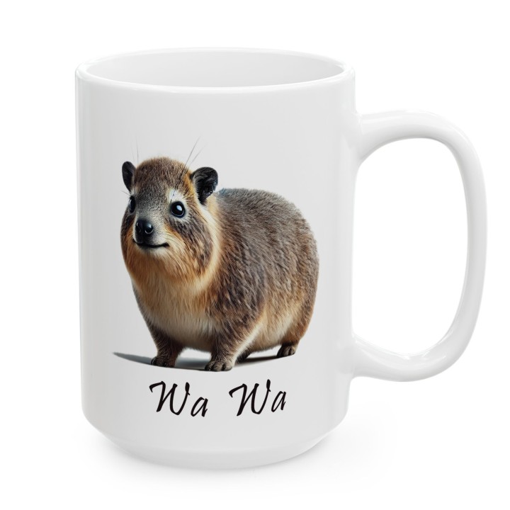 Kubek z góralkiem skalnym „Wa Wa” – zwierzaki Hyrax