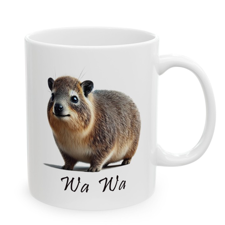 Kubek z góralkiem skalnym „Wa Wa” – zwierzaki Hyrax