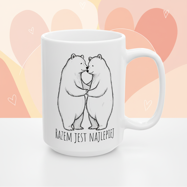 Kubek dla pary – „RAZEM JEST NAJLEPIEJ”