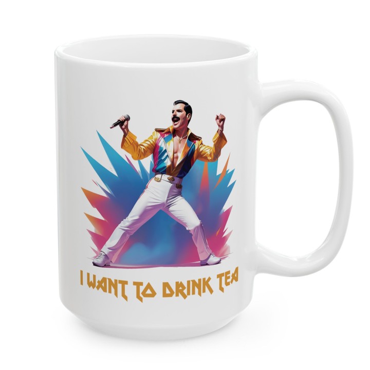 Kubek „I WANT TO DRINK TEA” – rockowy humor