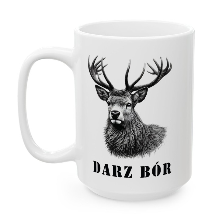 Kubek „Darz Bór” z jeleniem - klasyczny motyw