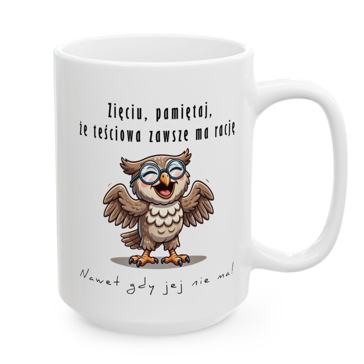 Kubek dla zięcia – „NIE MARTW SIĘ!” teściowa