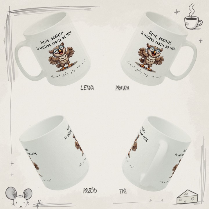 Kubek dla zięcia – „NIE MARTW SIĘ!” teściowa