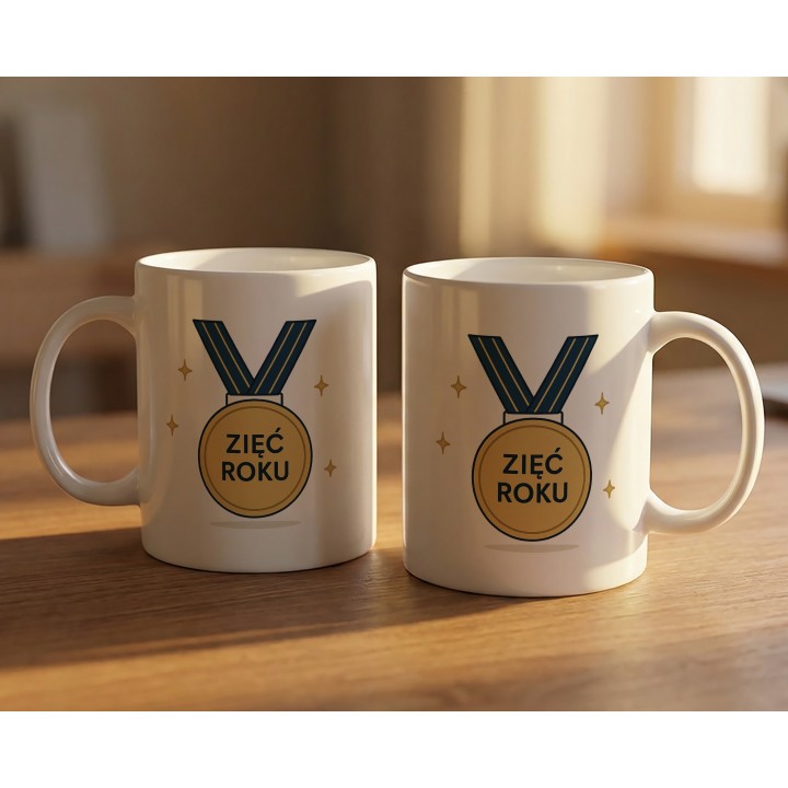 Kubek „Medal” – Prezent od Teściów lub Partnera