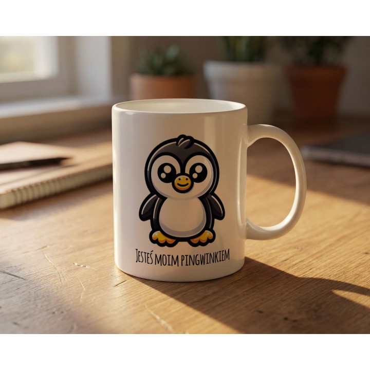 Kubek pingwinek – „JESTEŚ MOIM PINGWINKIEM” dla par