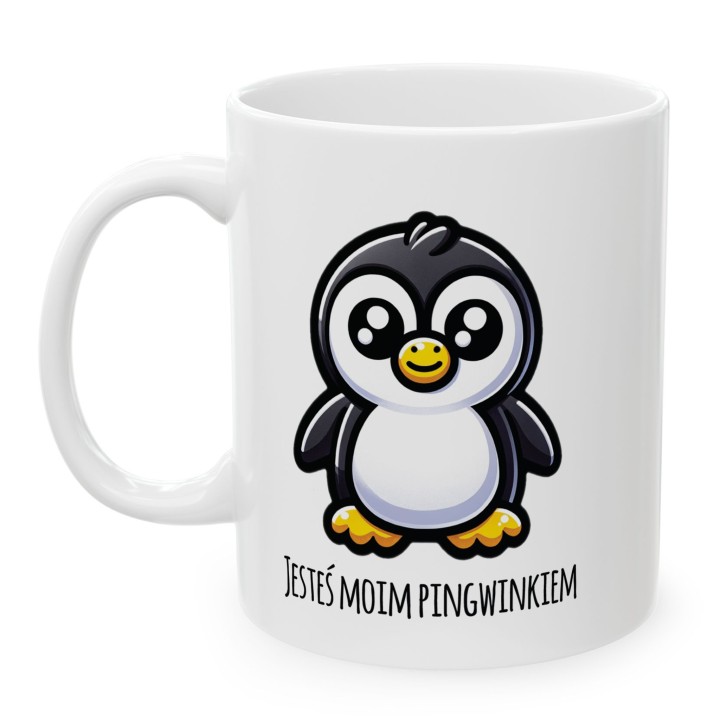Kubek pingwinek – „JESTEŚ MOIM PINGWINKIEM” dla par