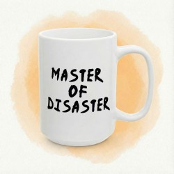 Kubek „MASTER OF DISASTER” dla mistrza i mistrzyni chaosu