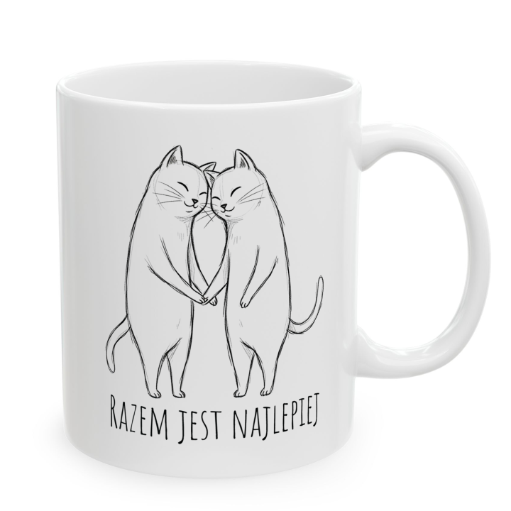 Kubek „RAZEM JEST NAJLEPIEJ” – myszki w duecie