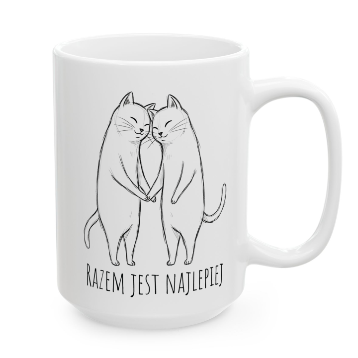 Kubek „RAZEM JEST NAJLEPIEJ” – myszki w duecie